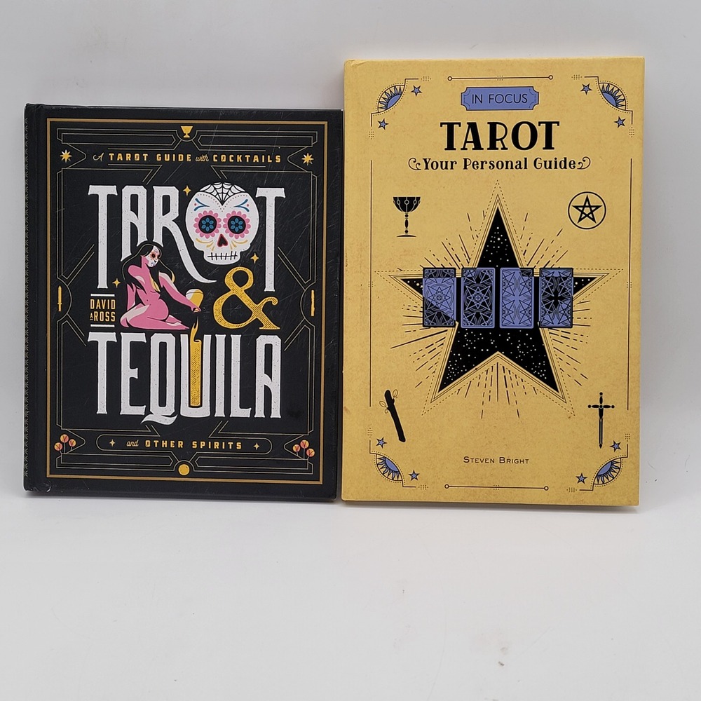 David Ross Tarot & Tequila Steven Bright In Focus Tarot Hardcover 1st Ed Good
